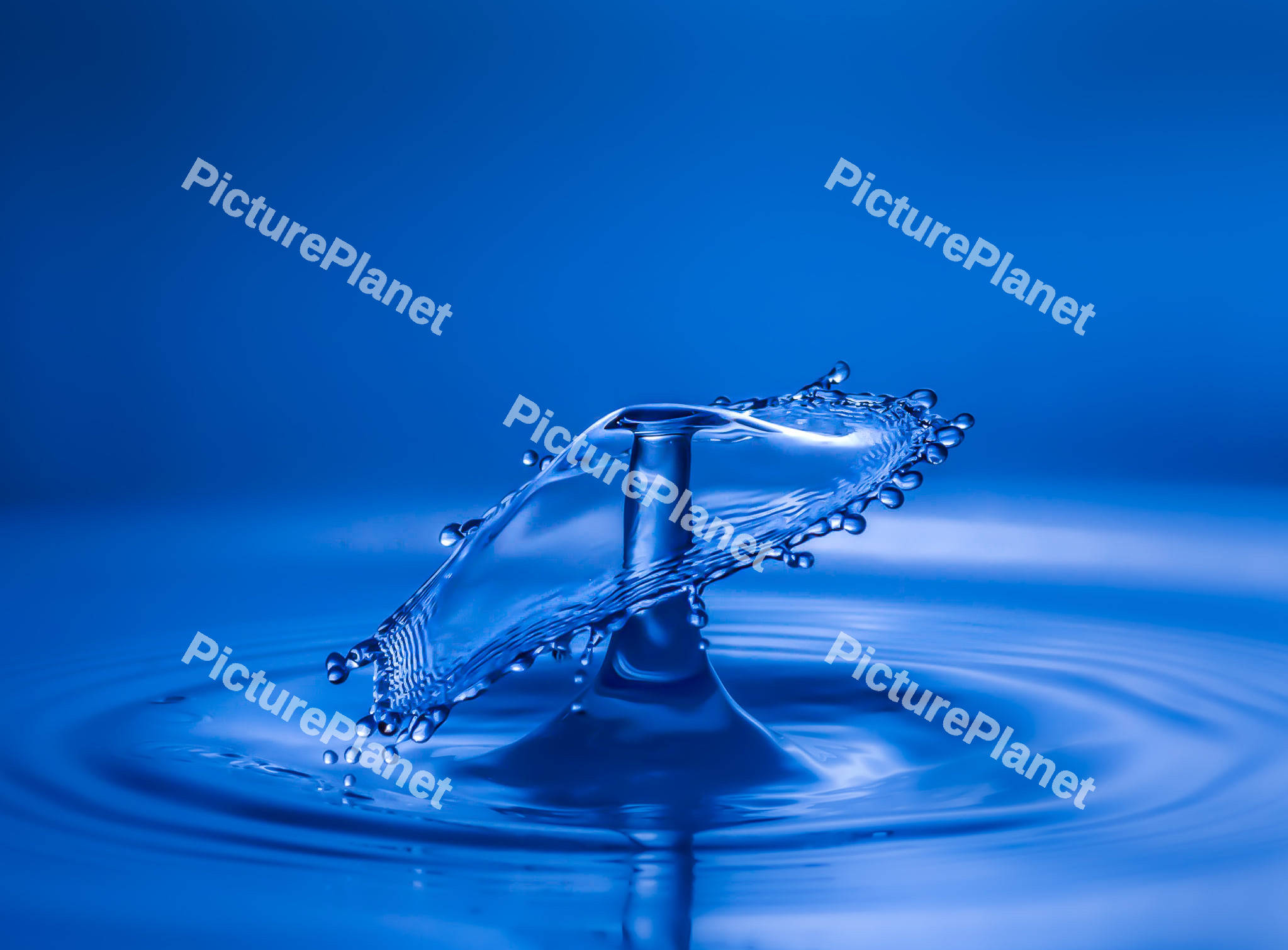 Blue Water Drop